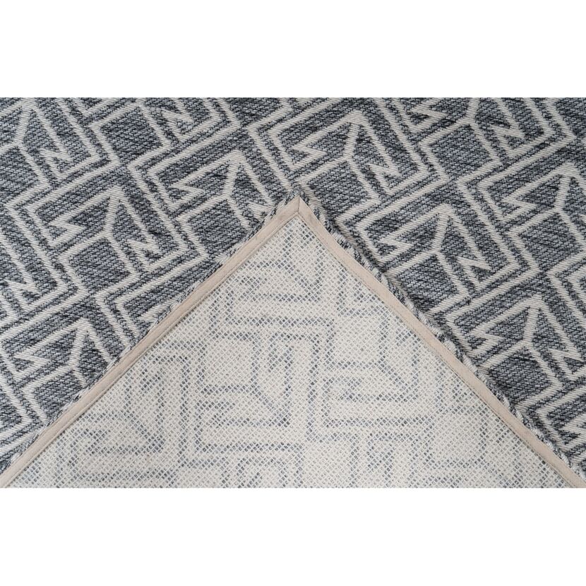 Teppich 'Yoga' grau/creme 80 x 150 cm