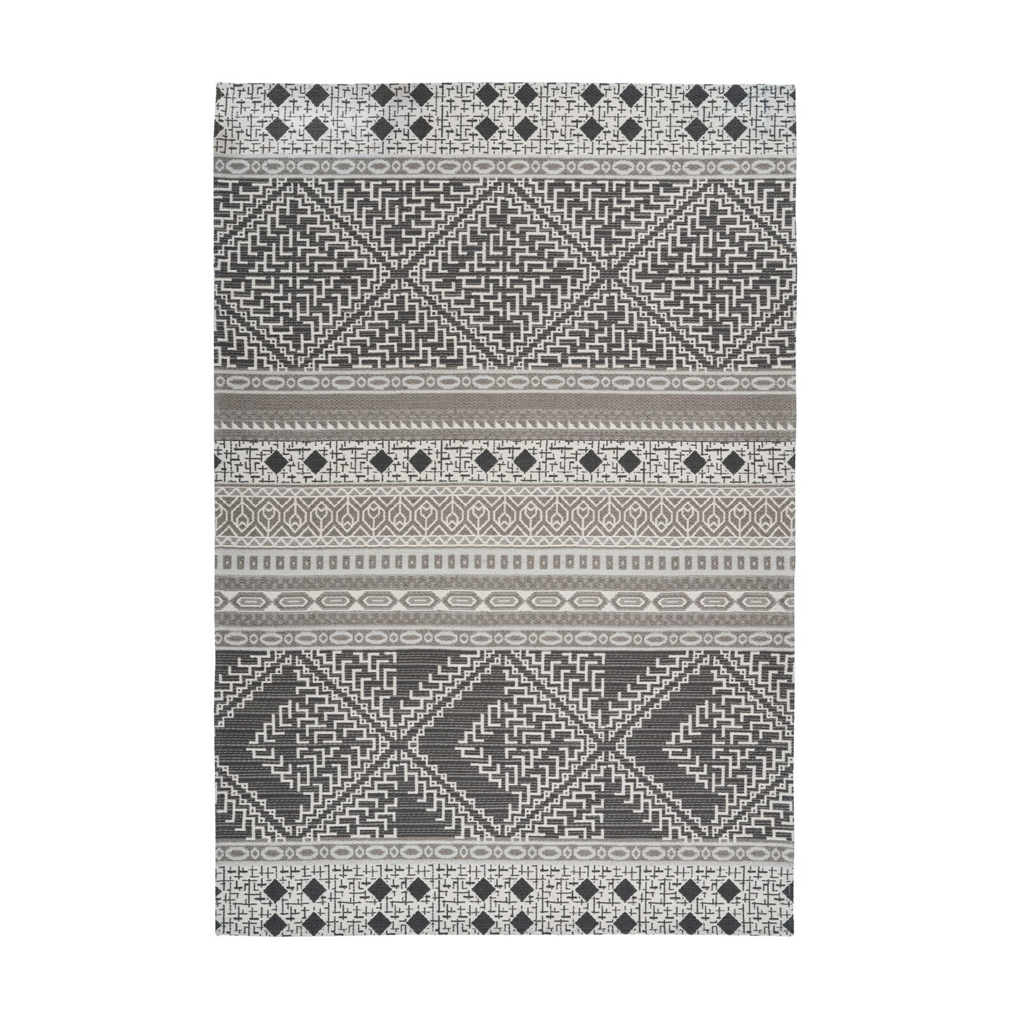 Teppich 'Yoga' taupe/creme 120 x 170 cm