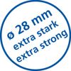 Duschstange 'Obleon' 28 mm, extra stark