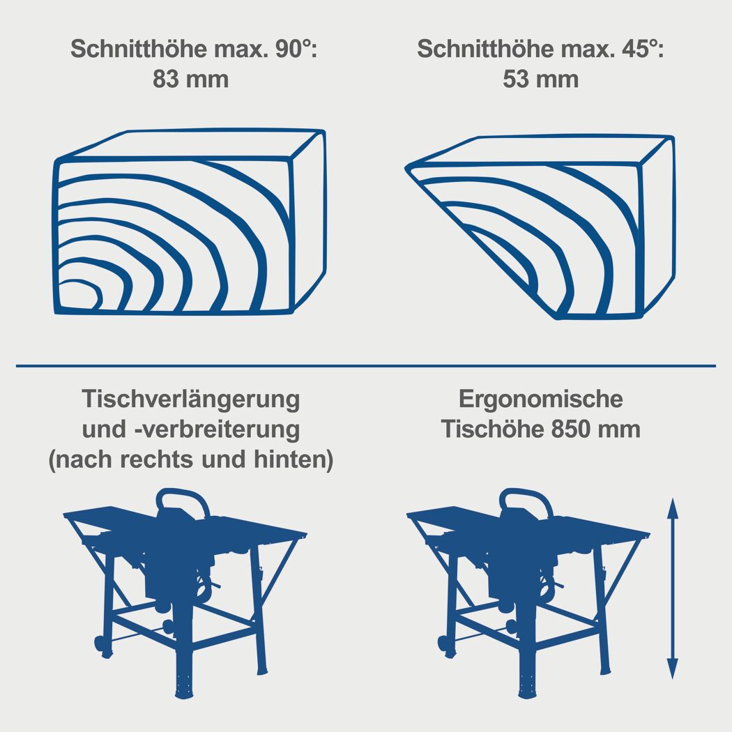 Tischkreissäge 'TS310' 2200 W