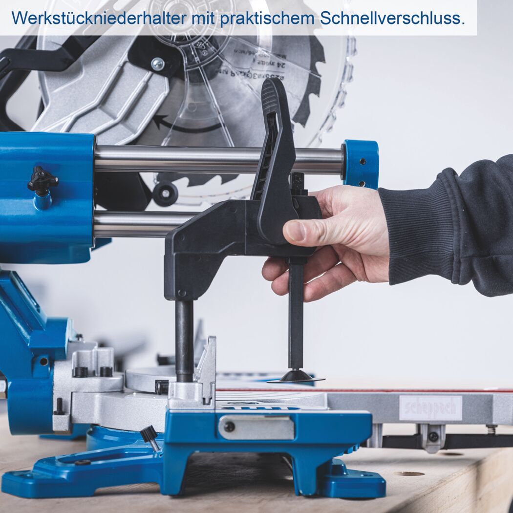 Kapp-, Zug- und Gehrungssäge 'HM255SL' 2000 W