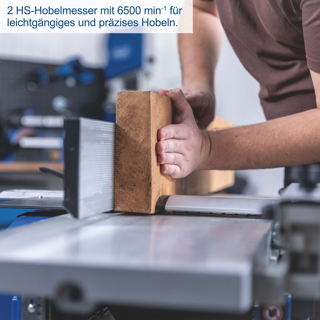 Abricht- und Dickenhobelmaschine 'HMS1500' 2200 W