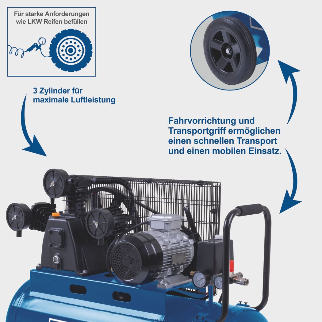 Kompressor 'HC550TC' 400V 3000 W 10 bar