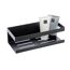 Wandablage 'Meleto' schwarz Edelstahl 25 x 8 x 11,5 cm