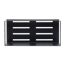 Wandablage 'Meleto' schwarz Edelstahl 25 x 8 x 11,5 cm
