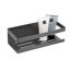 Wandablage 'Meleto' grau Edelstahl 25 x 8 x 11,5 cm