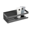 Wandablage 'Meleto' grau Edelstahl 25 x 8 x 11,5 cm