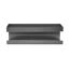 Wandablage 'Meleto' grau Edelstahl 25 x 8 x 11,5 cm
