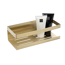 Wandablage 'Meleto' gold Edelstahl 25 x 8 x 11,5 cm