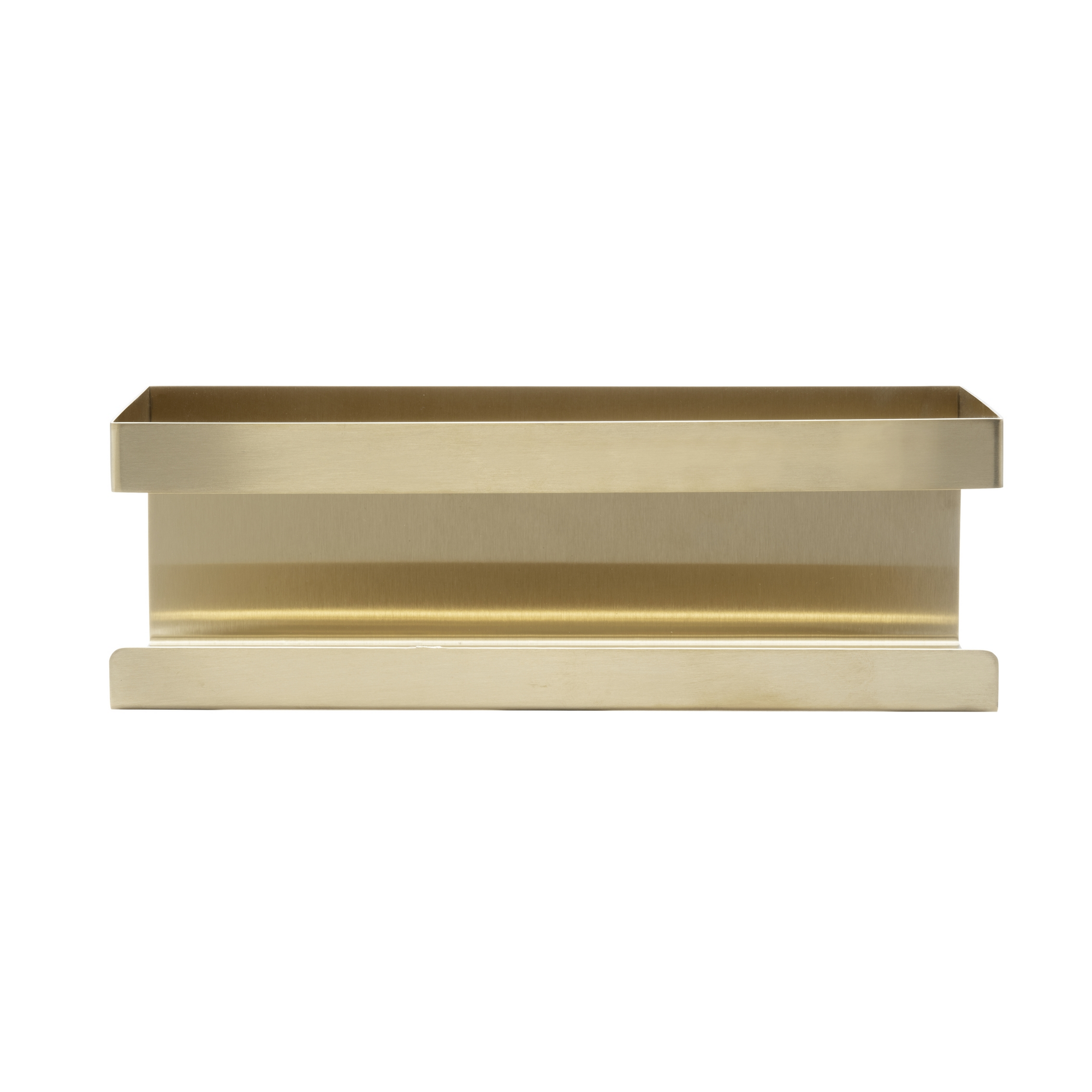 Wandablage 'Meleto' gold Edelstahl 25 x 8 x 11,5 cm