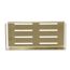 Wandablage 'Meleto' gold Edelstahl 25 x 8 x 11,5 cm