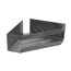 Eckablage 'Meleto' grau Edelstahl 28,5 x 8 x 18 cm