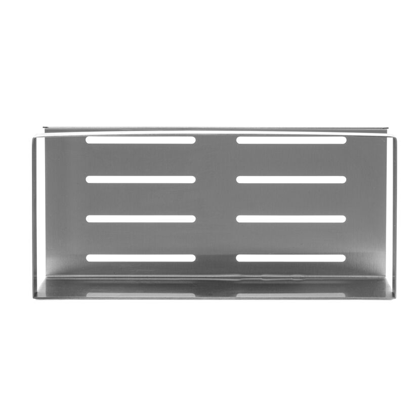 Wandablage 'Meleto' silber Edelstahl 25 x 8 x 11,5 cm