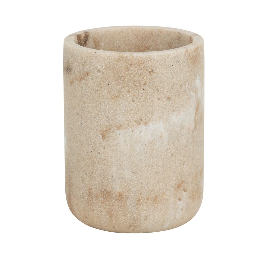 Zahnputzbecher 'Ardea' Polyresin beige