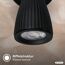 Spot 'Riff' 1-flammig schwarz