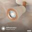 Spot 'Riff' 3-flammig grau/braun