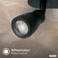 Spot 'Riff' 3-flammig schwarz