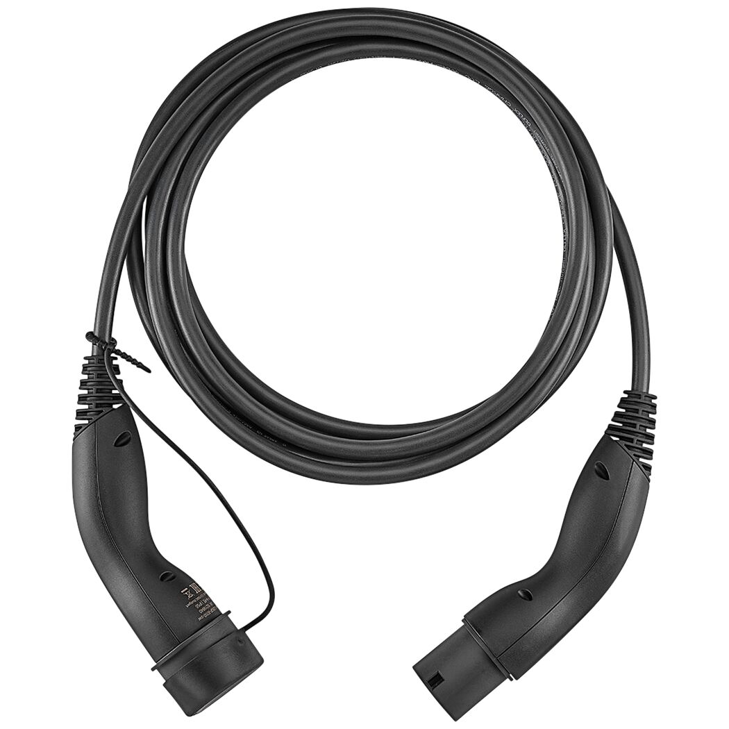 Standard-Ladekabel Typ 2 für Elektro- und Hybridfahrzeuge bis zu 11 kW 7 m