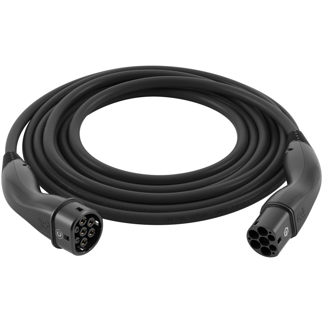 Standard-Ladekabel Typ 2 für Elektro- und Hybridfahrzeuge bis zu 11 kW 7 m