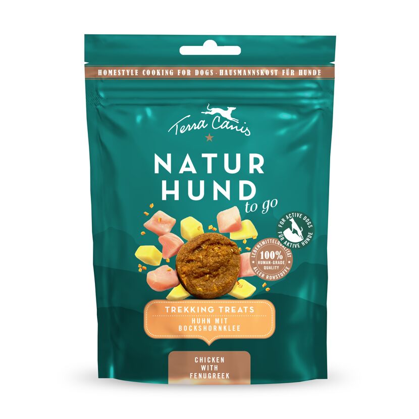 Hundenassfutter 'Naturhund Trekking Treats' Trekking Treats Huhn 50 g