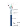 CAT8-Netzwerkkabel 100 m blau