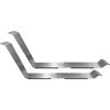 Flachdachhalterung für Solarmodule silber