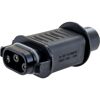 Solaradapter für Balkonkraftwerke schwarz
