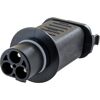 Solaradapter für Balkonkraftwerke schwarz