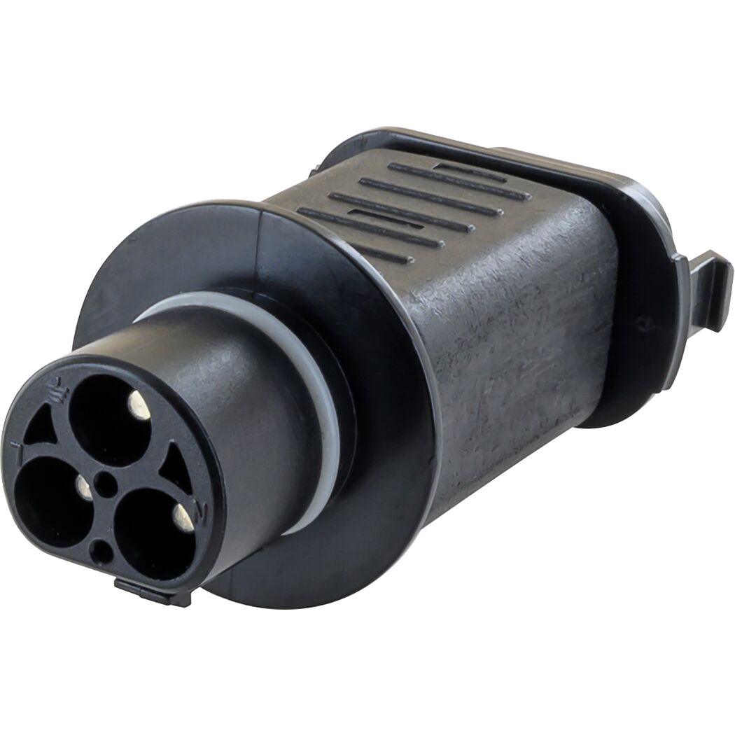 Solaradapter für Balkonkraftwerke schwarz