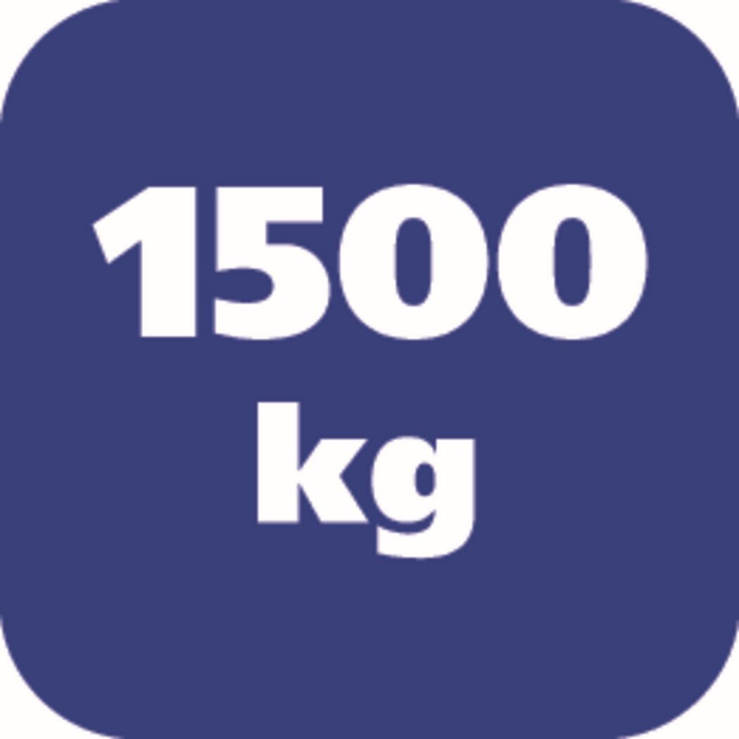 Text: 1500 kg