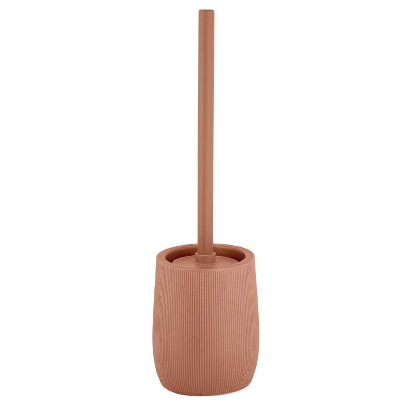 WC-Garnitur 'Fablo' braun Keramik 12 x 39.5 x 12 cm