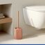WC-Garnitur 'Fablo' braun Keramik 12 x 39.5 x 12 cm