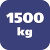 Icon: 1500 kg Belastbarkeit