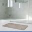 Badteppich 'Dafni' Diatomit beige 39 x 60 cm