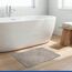 Badteppich 'Dafni' Diatomit beige 39 x 60 cm