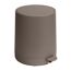 Kosmetikeimer Fablo in Taupe mit Pedal