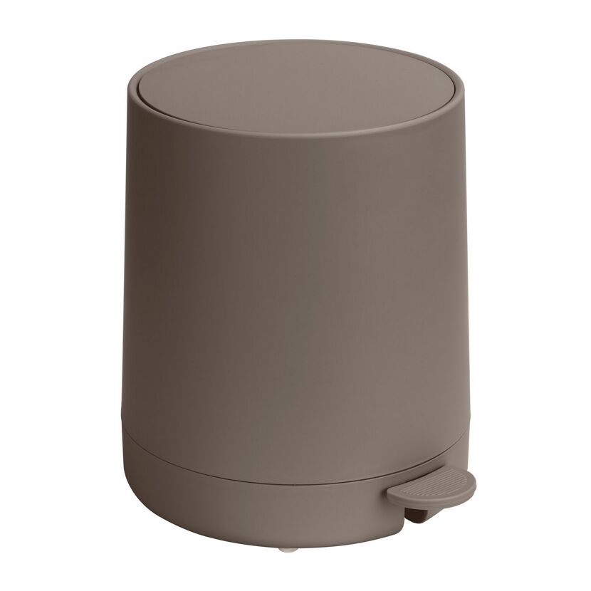 Kosmetikeimer Fablo in Taupe mit Pedal