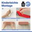 Wandablage 'Lizan' braun ohne Bohren 30,5 x 8 x 8,5 cm