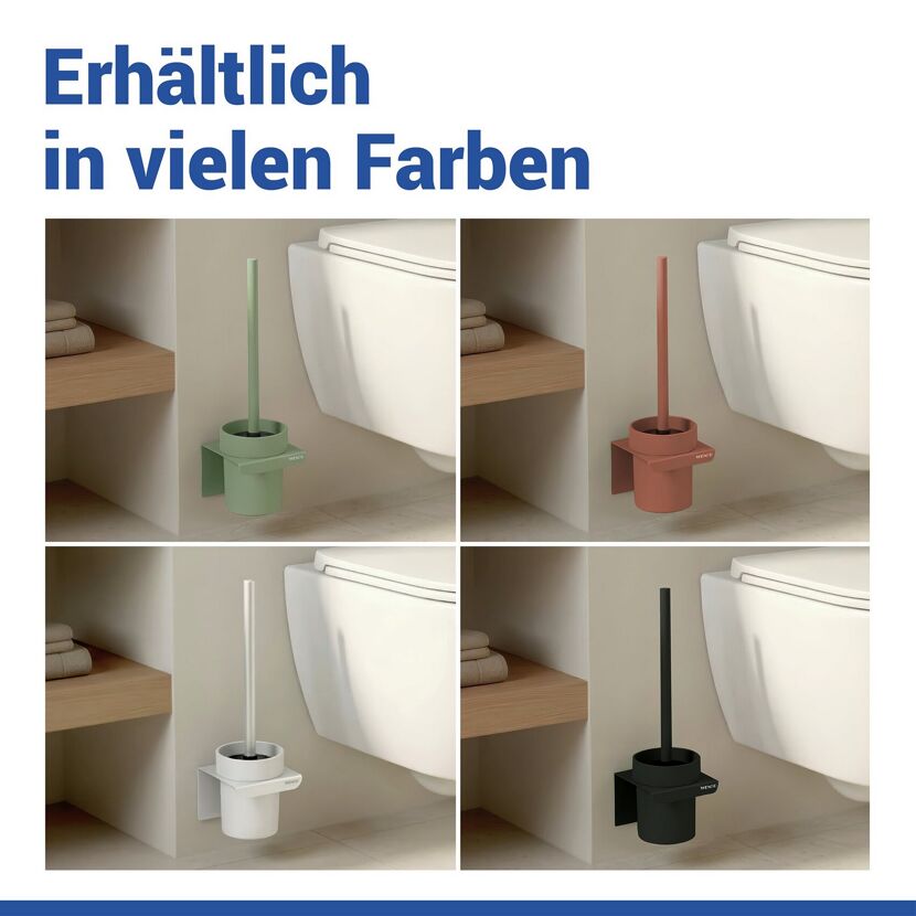WC-Garnitur 'Lizan' grün Stahl 10.5 x 35.5 x 10.5 cm