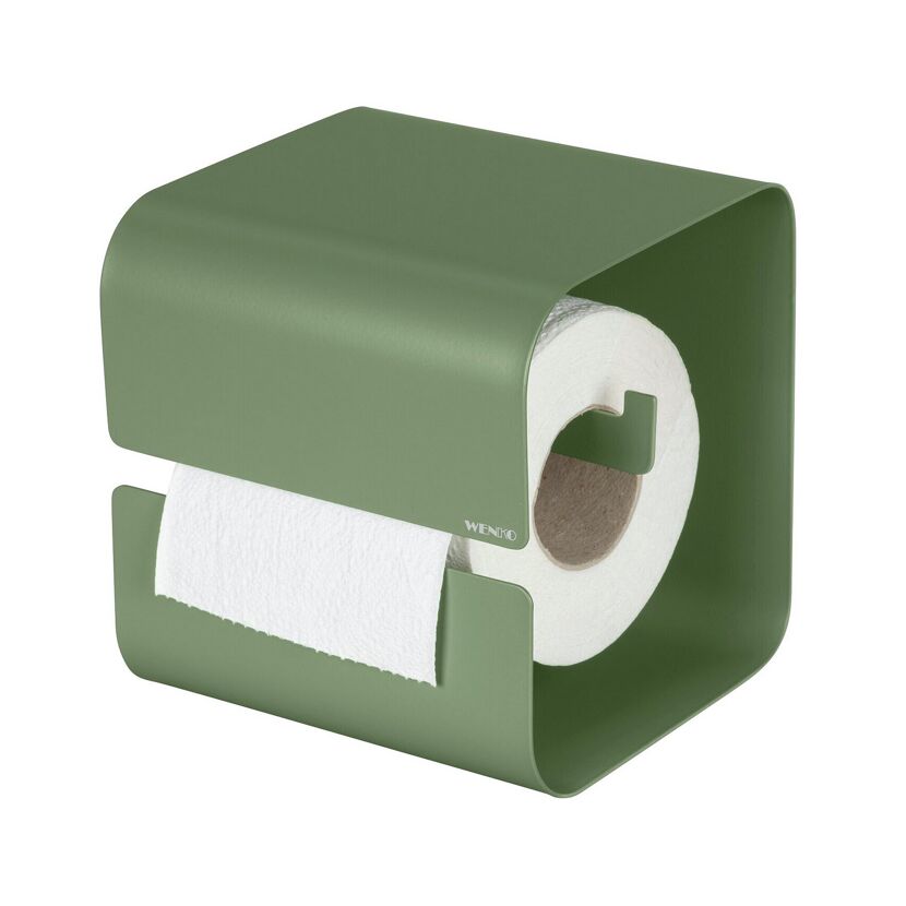 Toilettenpapierhalter 'Lizan' grün Stahl 14 x 14.5 x 13.7 cm