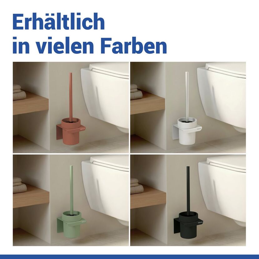 WC-Garnitur 'Lizan' braun Stahl 10.5 x 35.5 x 10.5 cm