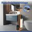 WC-Garnitur 'Orea' natur Bambus 23 x 70 x 13 cm