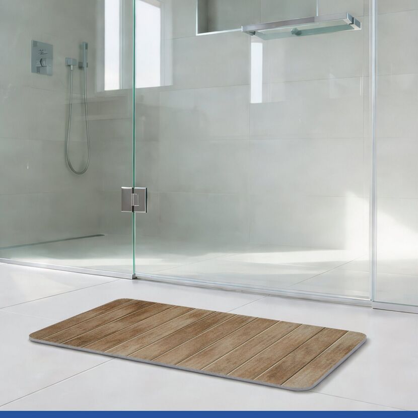 Badteppich 'Argiri' Diatomit beige 39 x 60 cm