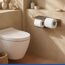 Toilettenpapierhalter 'Lizan' braun Stahl 30 x 11.7 x 10.7 cm