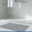 Badteppich 'Simi' Diatomit grau 50 x 80 cm