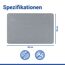 Badteppich 'Simi' Diatomit grau 50 x 80 cm