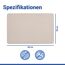 Badteppich 'Simi' Diatomit ecru 39 x 60 cm
