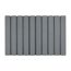 Badteppich 'Tritea' Diatomit grau 39 x 60 cm