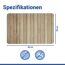 Badteppich 'Lepiana' Diatomit beige 39 x 60 cm