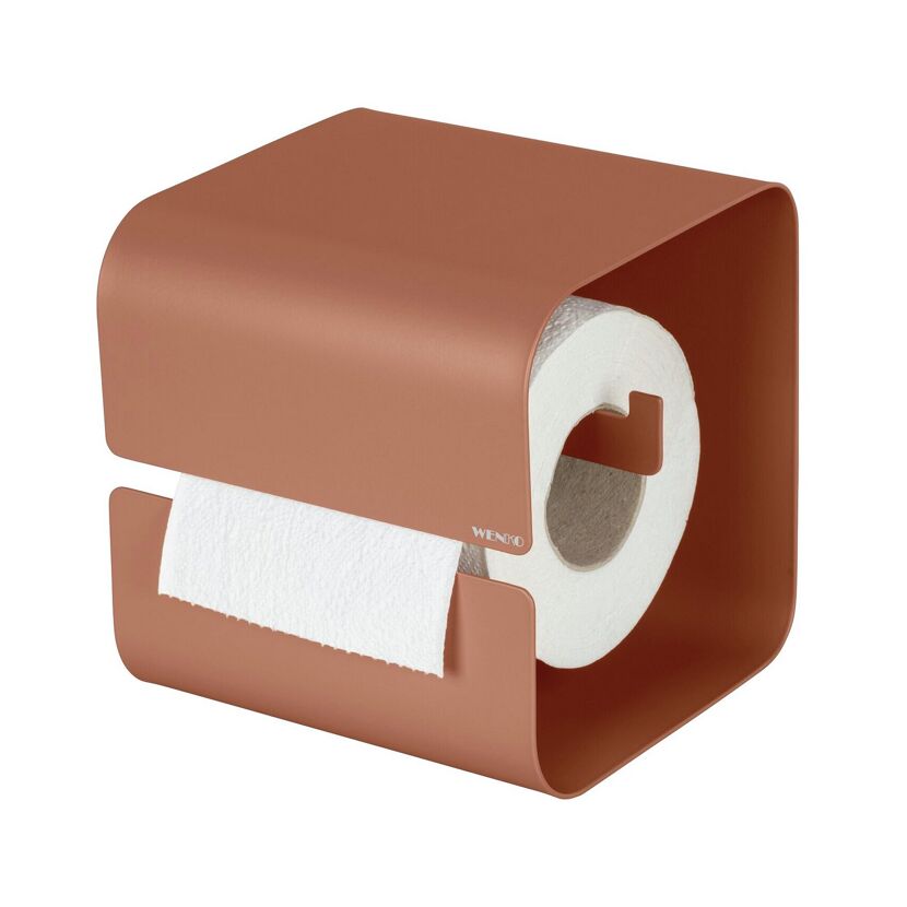 Toilettenpapierhalter 'Lizan' braun Stahl 14 x 14.5 x 13.7 cm